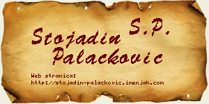 Stojadin Palačković vizit kartica